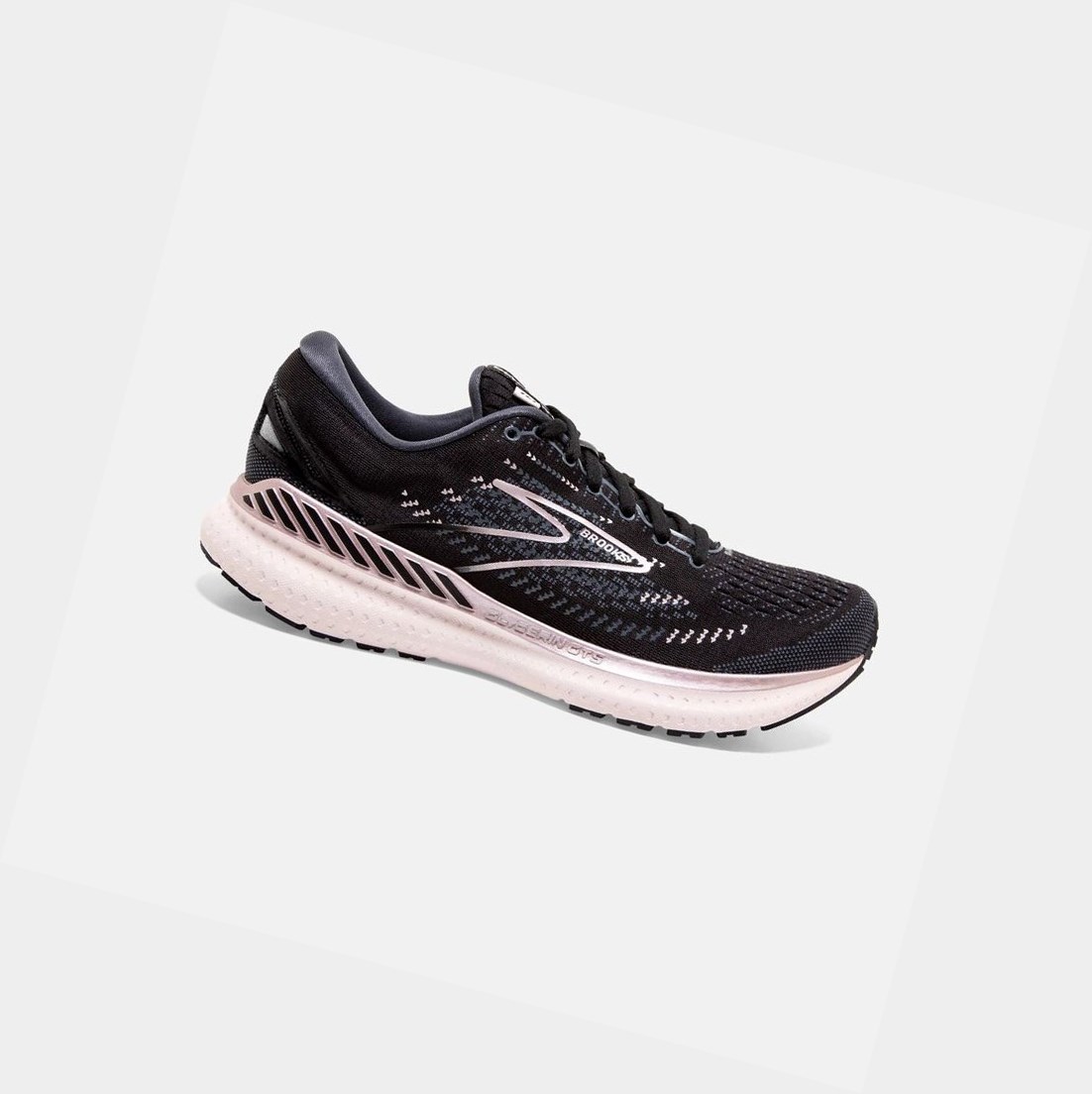 Chaussures Running Route Brooks Glycerin GTS 19 Femme Noir | SKHA74625