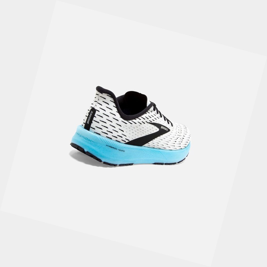 Chaussures Running Route Brooks Hyperion Tempo Femme Blanche Noir | RJPE63098