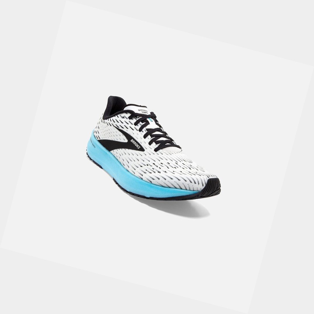 Chaussures Running Route Brooks Hyperion Tempo Femme Blanche Noir | RJPE63098