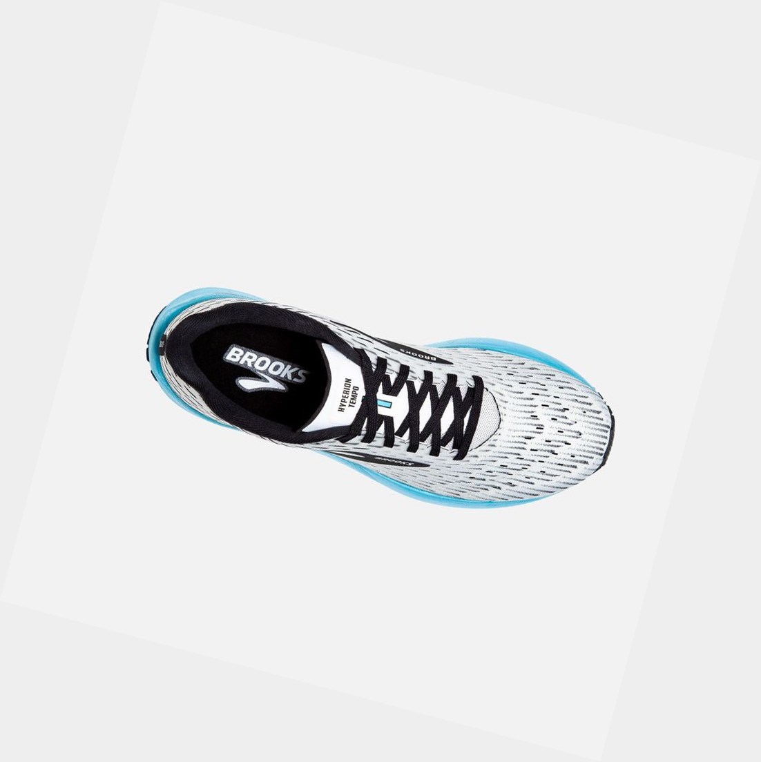 Chaussures Running Route Brooks Hyperion Tempo Femme Blanche Noir | RJPE63098