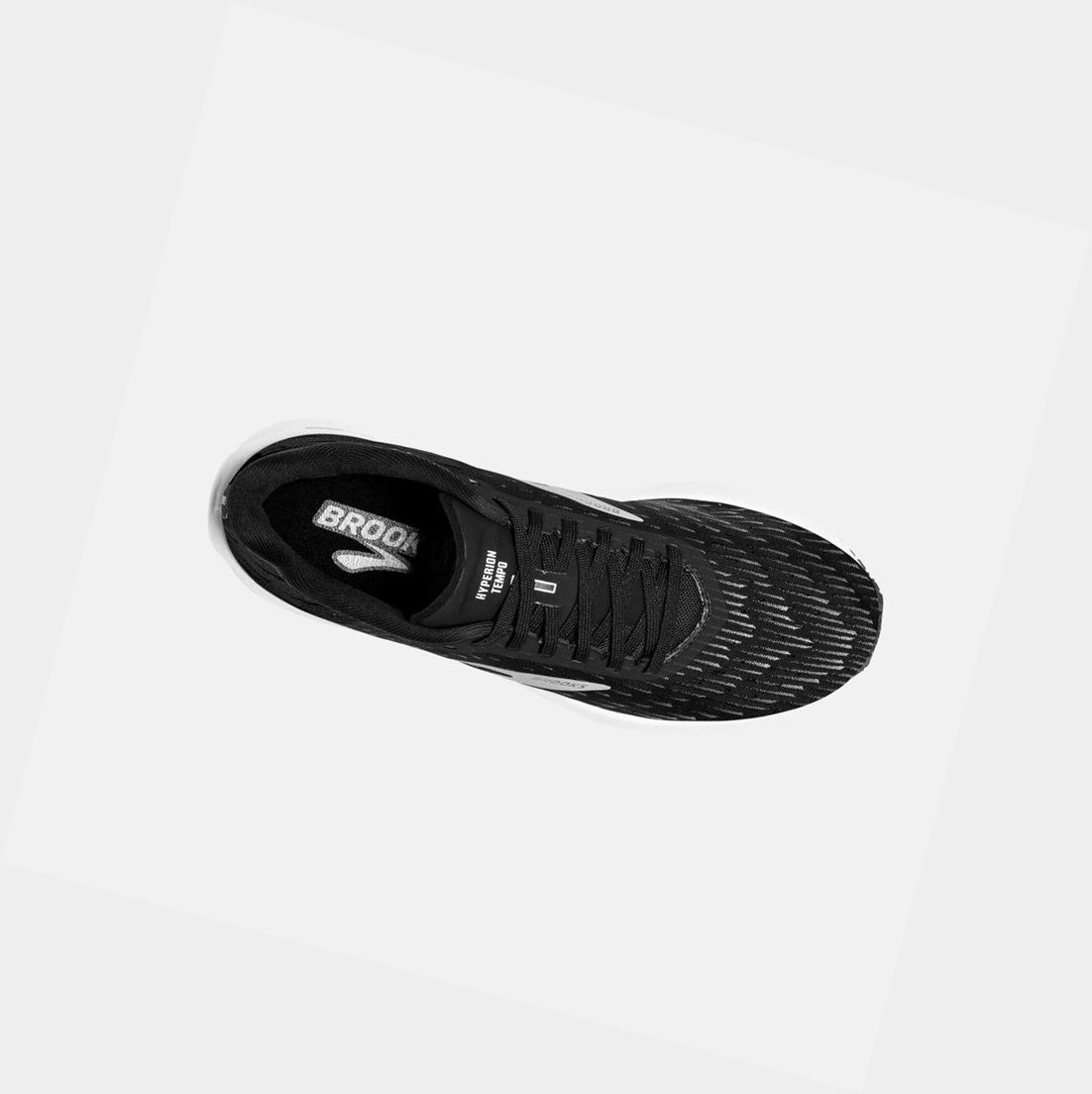Chaussures Running Route Brooks Hyperion Tempo Femme Noir Argent Blanche | VFUG96524