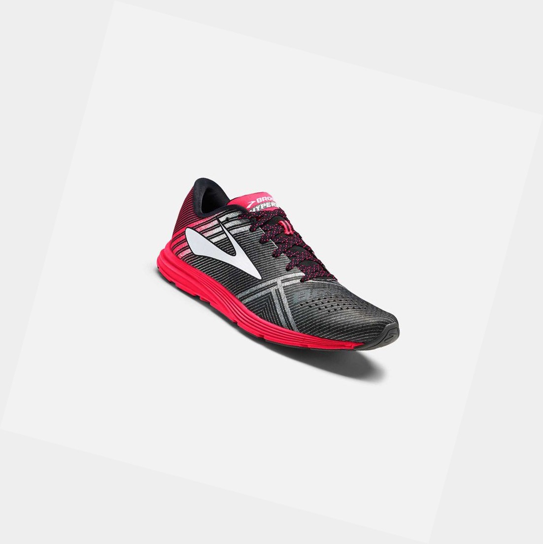 Chaussures Running Route Brooks Hyperion Femme Noir Rose | VIJU52864