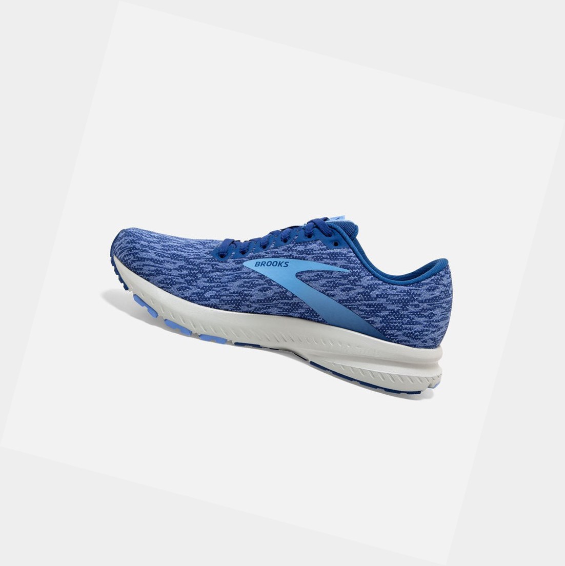 Chaussures Running Route Brooks Launch 7 Femme Bleu Bleu | ARMO10648