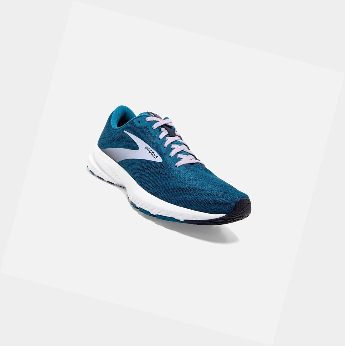 Chaussures Running Route Brooks Launch 7 Femme Bleu Violette | CBWU98507