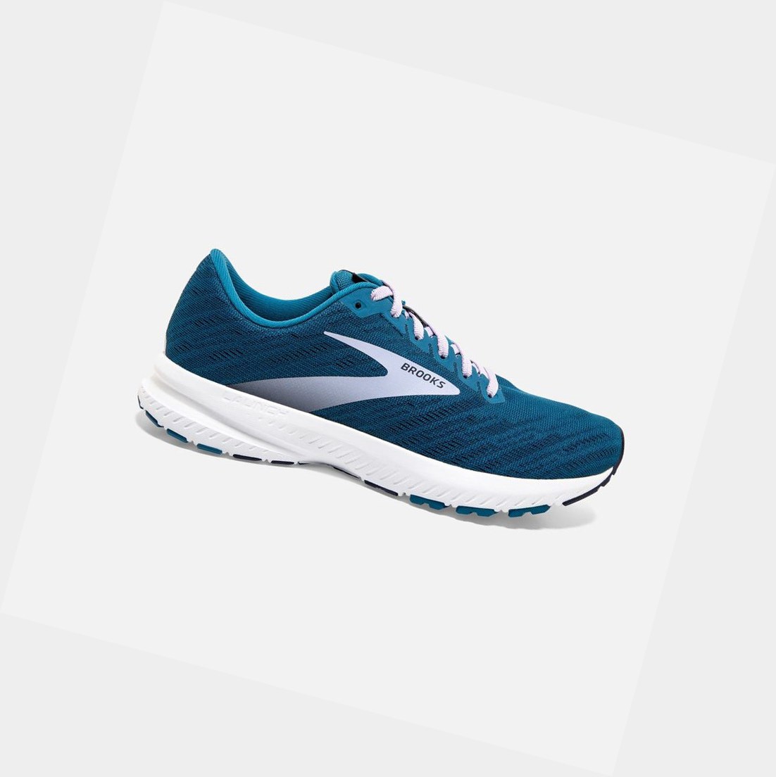 Chaussures Running Route Brooks Launch 7 Femme Bleu Violette | CBWU98507