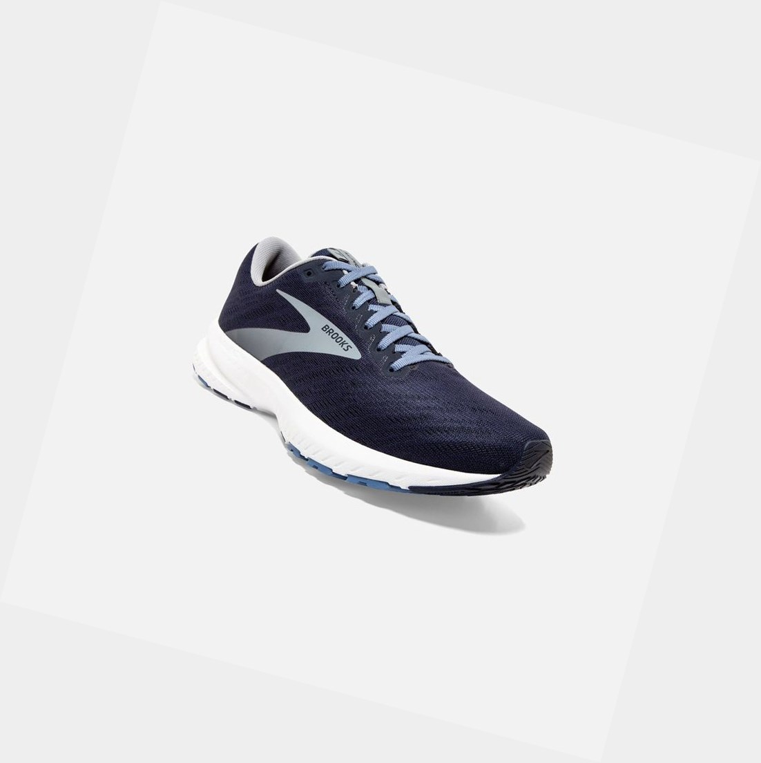 Chaussures Running Route Brooks Launch 7 Homme Grise Blanche | GMWT68073