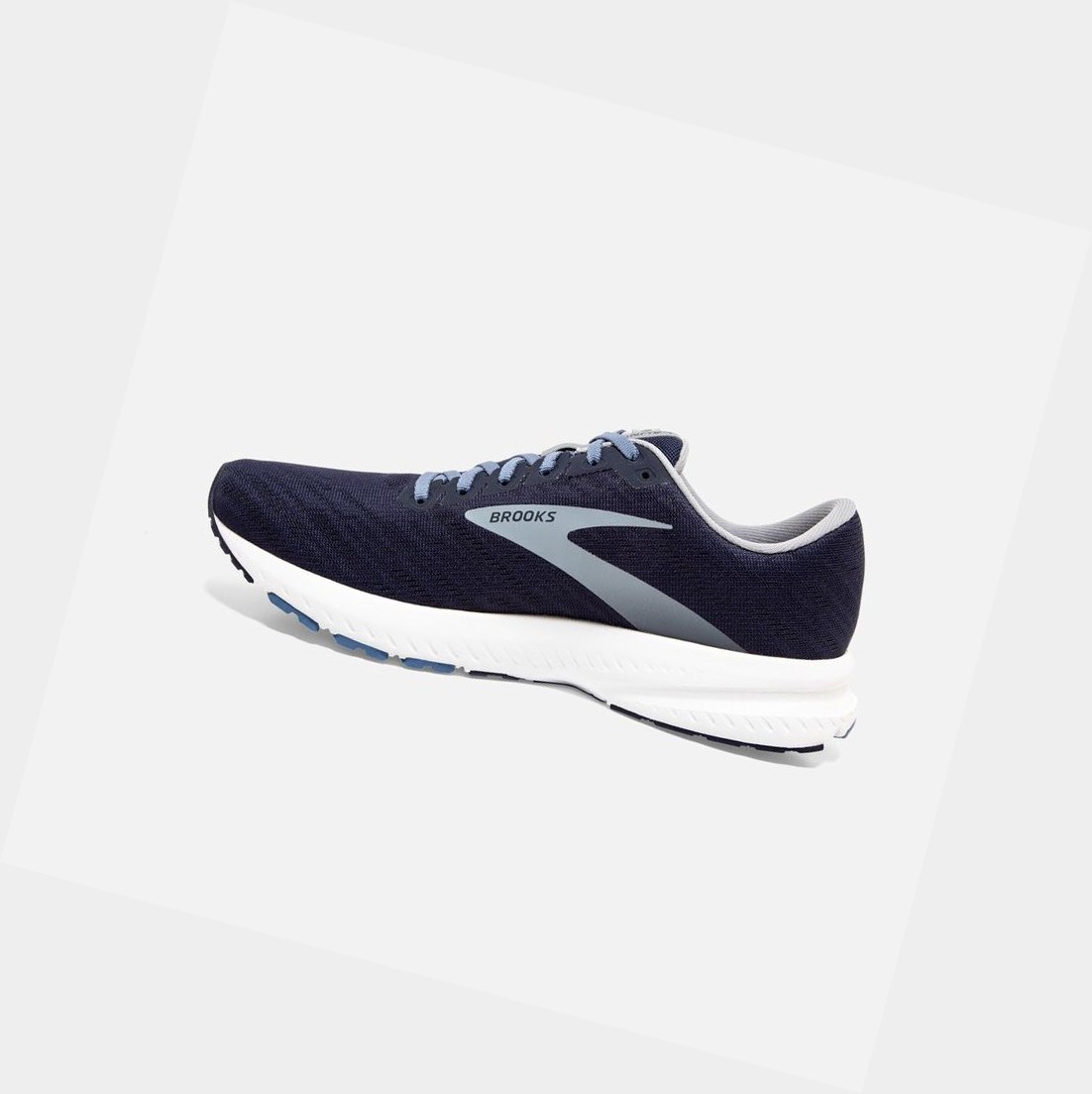 Chaussures Running Route Brooks Launch 7 Homme Grise Blanche | GMWT68073