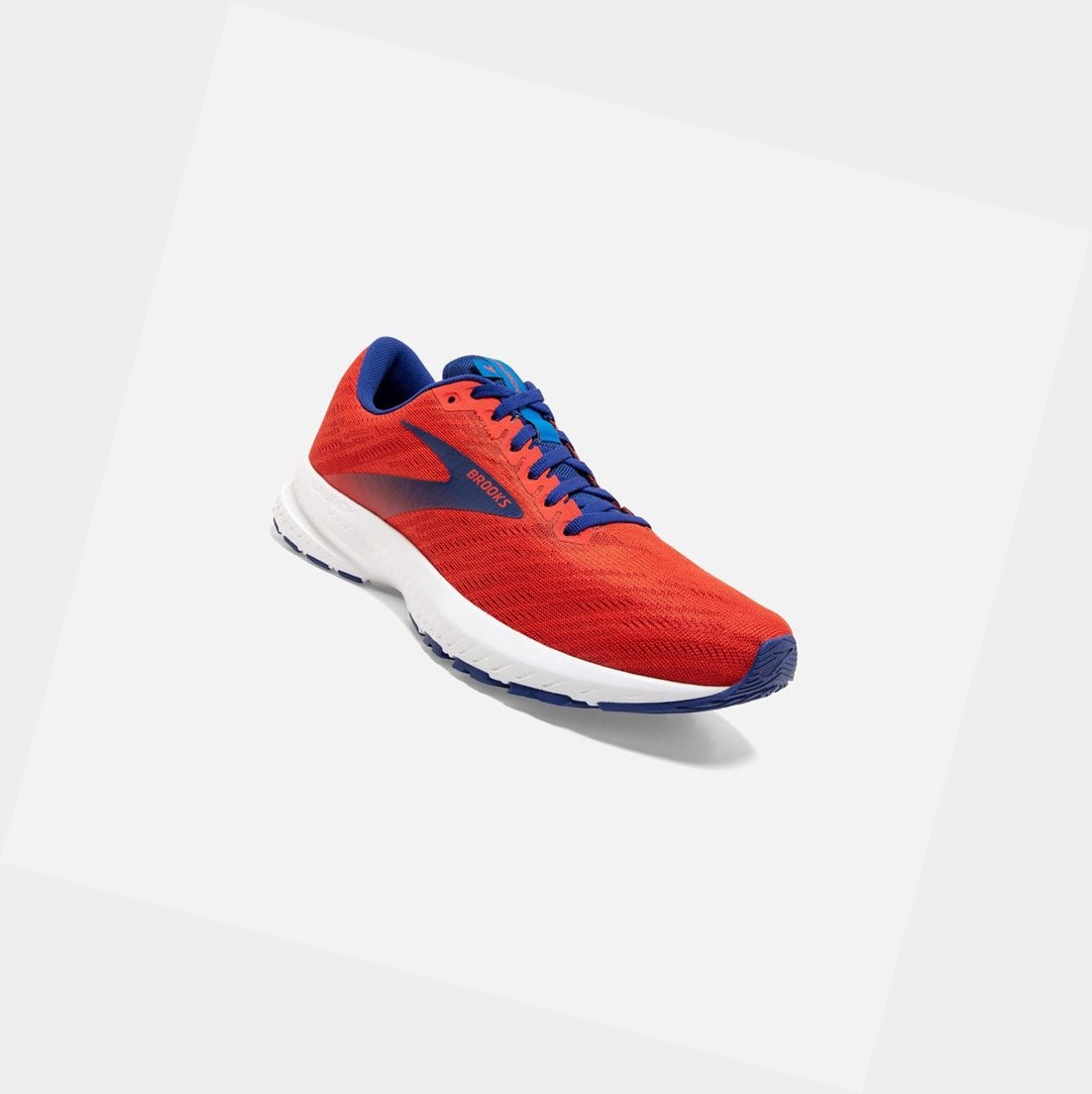 Chaussures Running Route Brooks Launch 7 Homme Rouge | HGTQ38265
