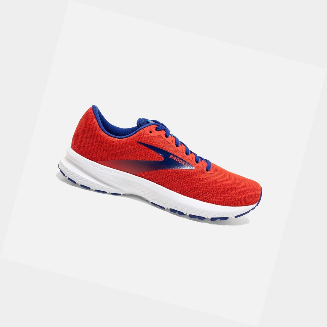 Chaussures Running Route Brooks Launch 7 Homme Rouge | HGTQ38265