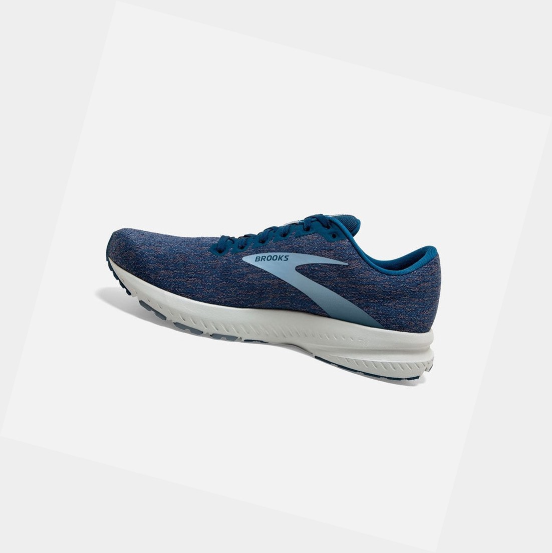 Chaussures Running Route Brooks Launch 7 Homme Bleu Grise | KZVT96317