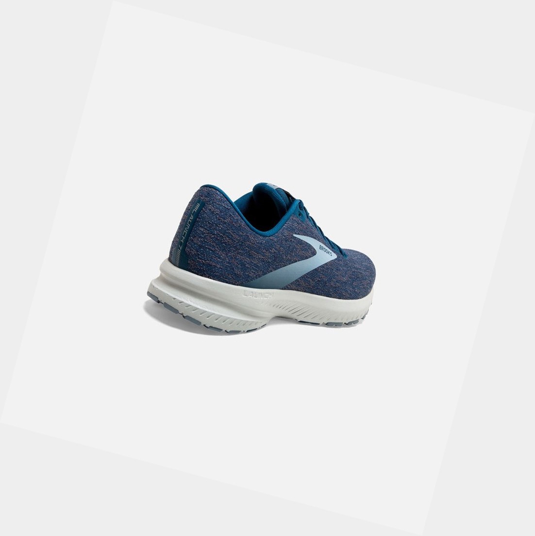 Chaussures Running Route Brooks Launch 7 Homme Bleu Grise | KZVT96317