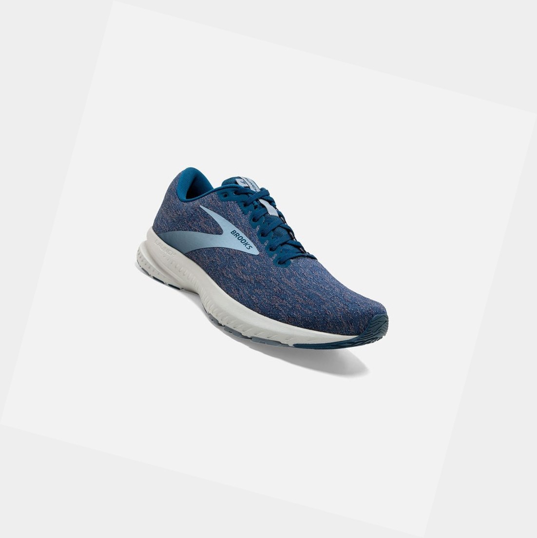 Chaussures Running Route Brooks Launch 7 Homme Bleu Grise | KZVT96317