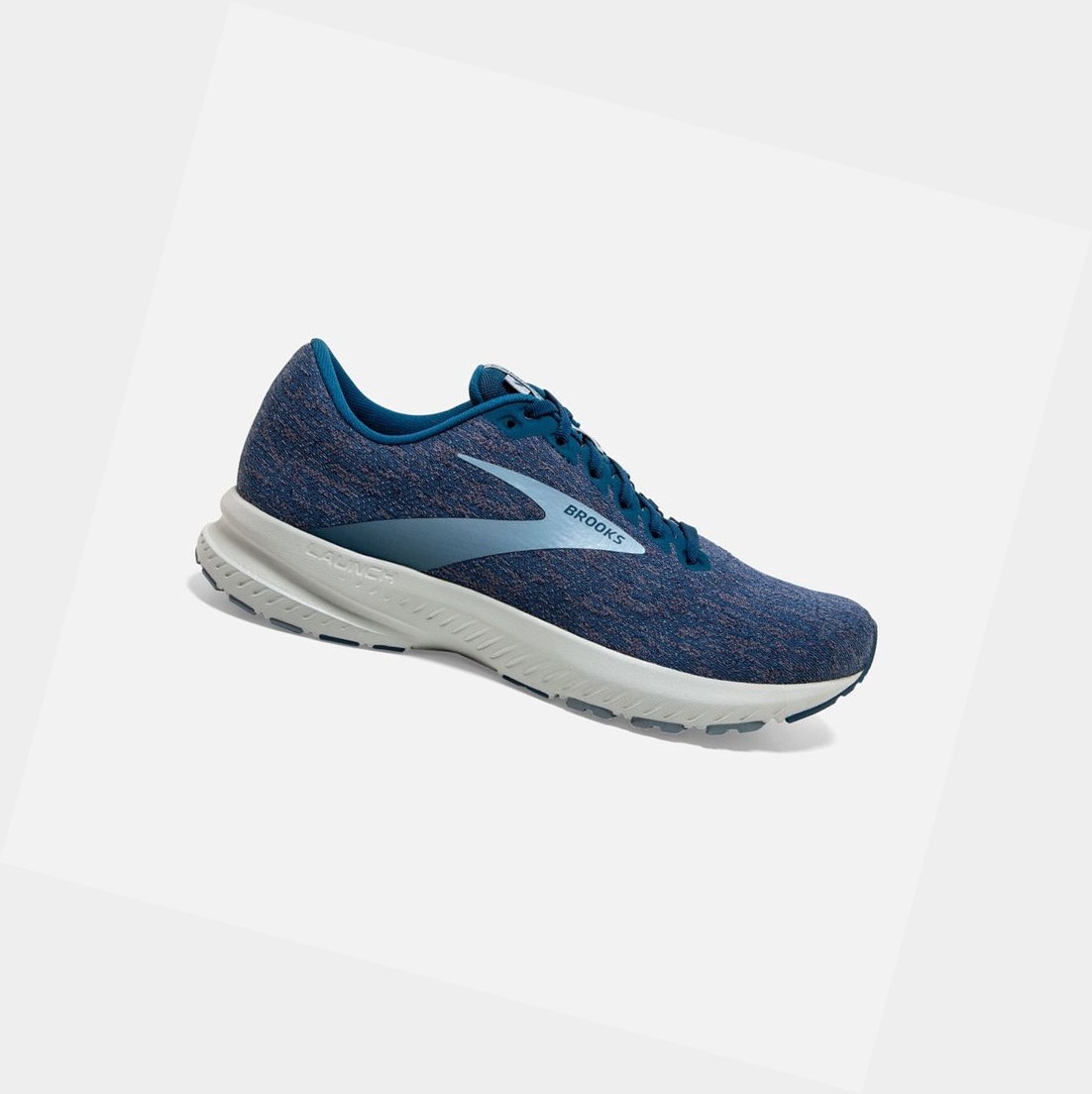 Chaussures Running Route Brooks Launch 7 Homme Bleu Grise | KZVT96317