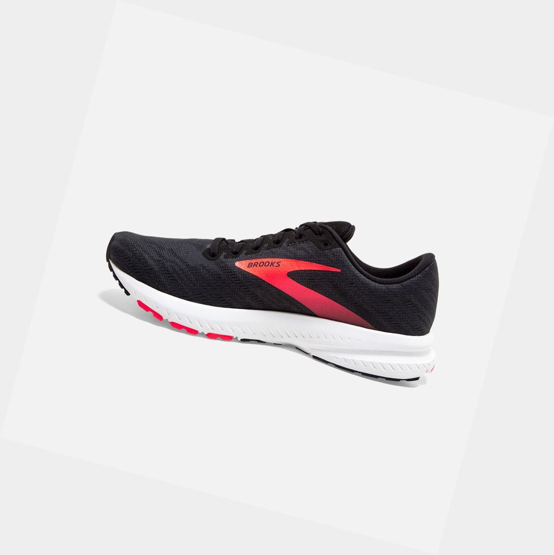 Chaussures Running Route Brooks Launch 7 Femme Noir Corail | MQCW19675