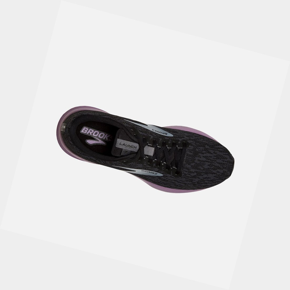 Chaussures Running Route Brooks Launch 7 Femme Noir | QWSI97813