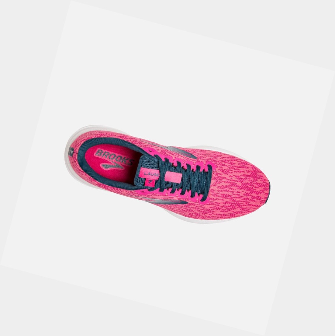 Chaussures Running Route Brooks Launch 7 Femme Rose | TZLD46891