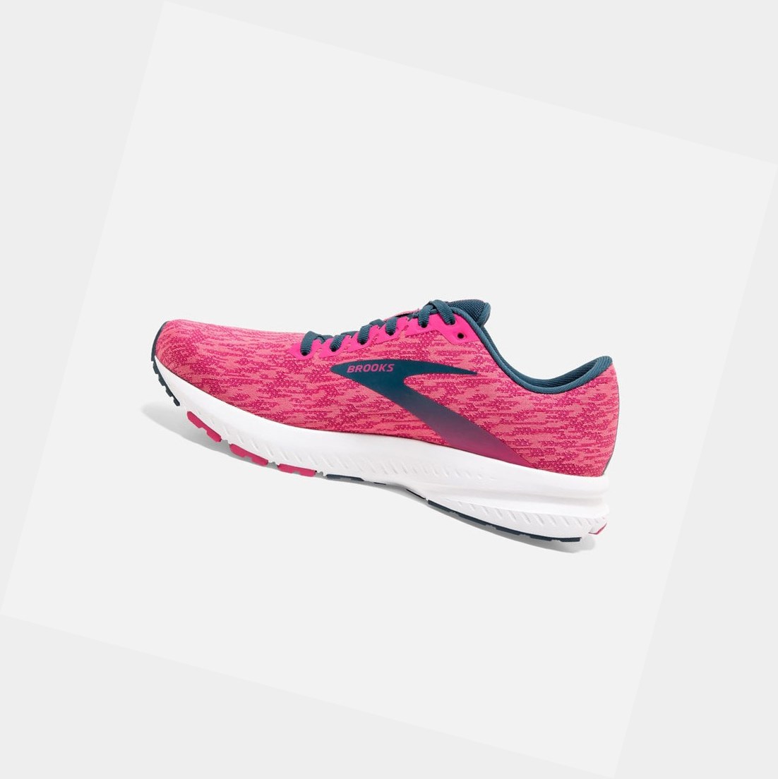 Chaussures Running Route Brooks Launch 7 Femme Rose | TZLD46891
