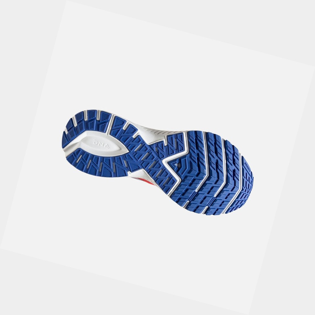 Chaussures Running Route Brooks Launch 7 Femme Corail Bordeaux Bleu | WFKZ29480