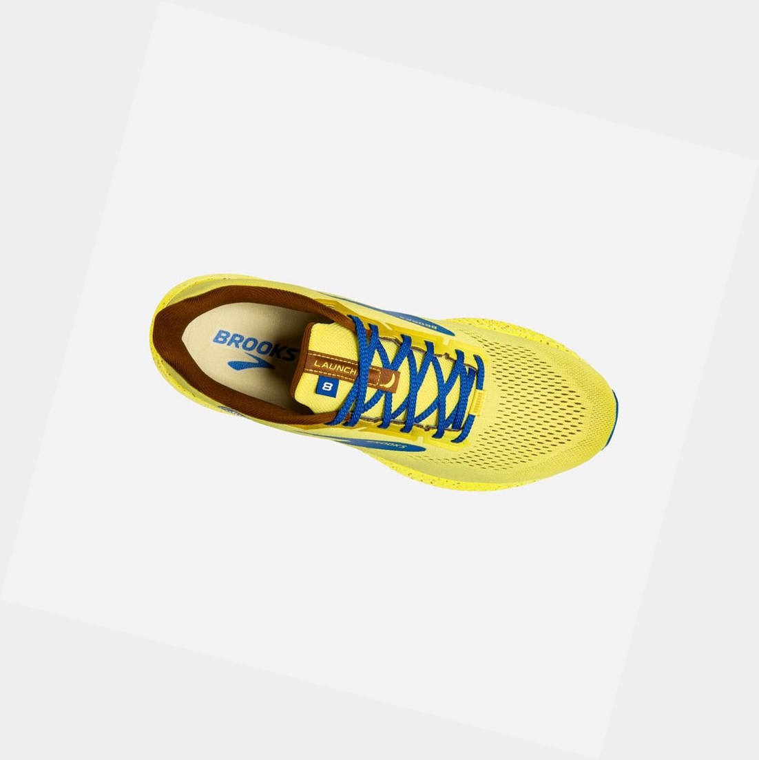 Chaussures Running Route Brooks Launch 8 Homme Bleu | ECXT65371