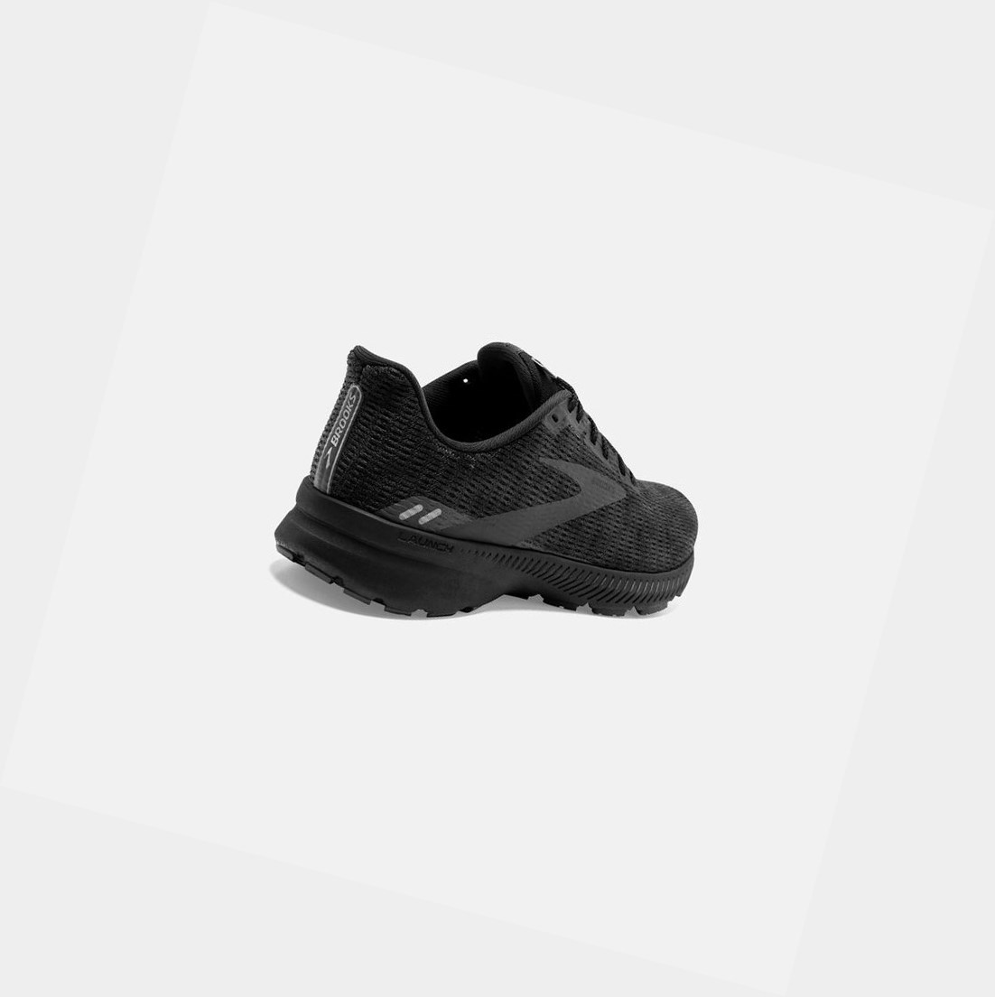 Chaussures Running Route Brooks Launch 8 Homme Noir Grise | GVIH20741