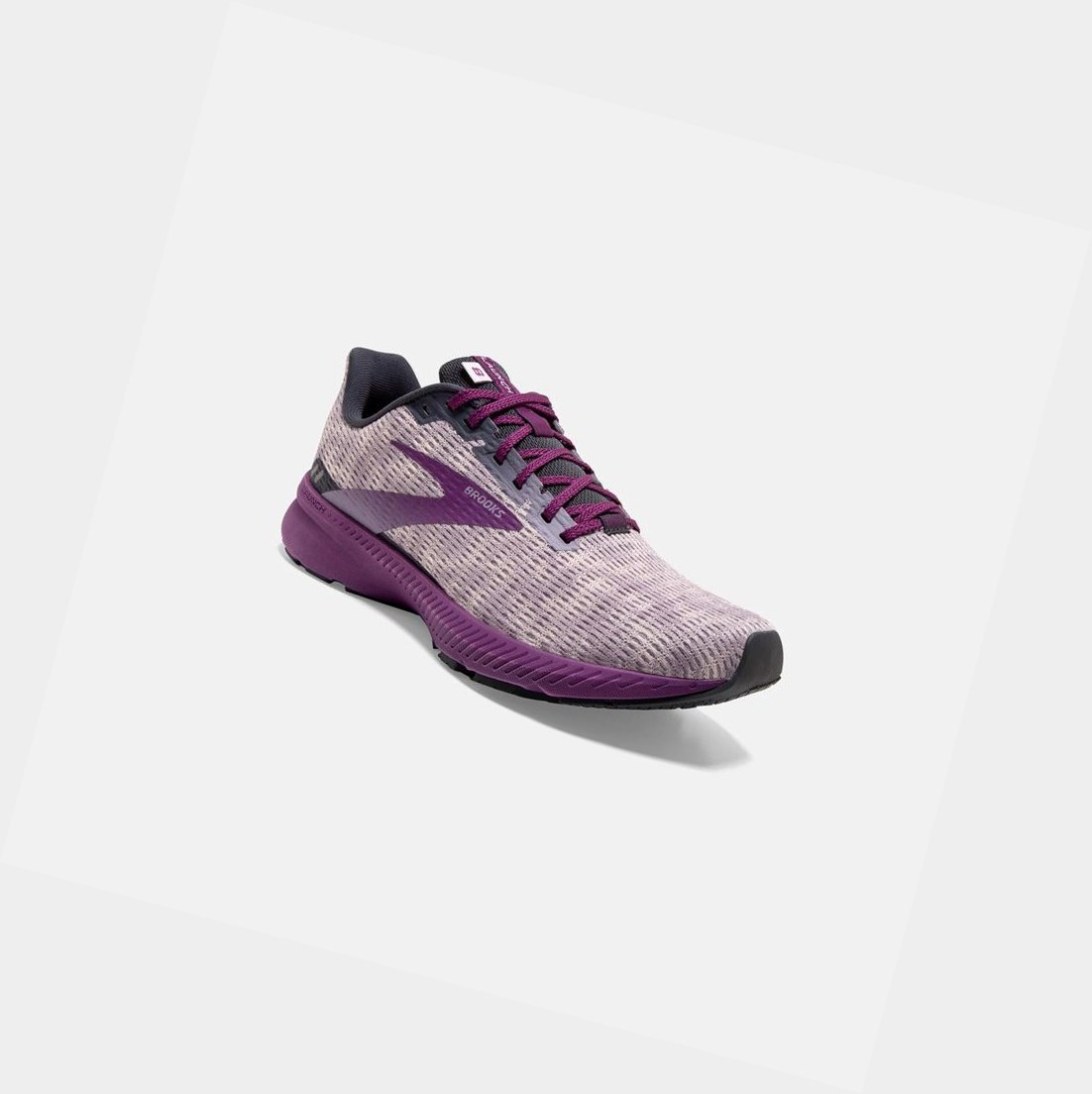 Chaussures Running Route Brooks Launch 8 Femme Iris / Ombre / Violet | HYEC87541