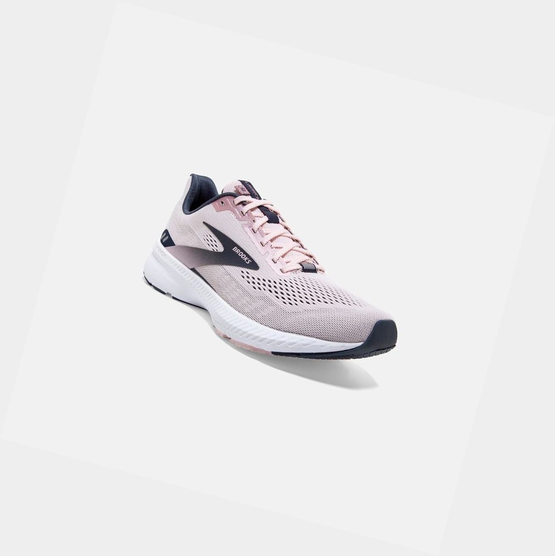 Chaussures Running Route Brooks Launch 8 Femme Primrose / Ombre / Metallic | PNHR35264