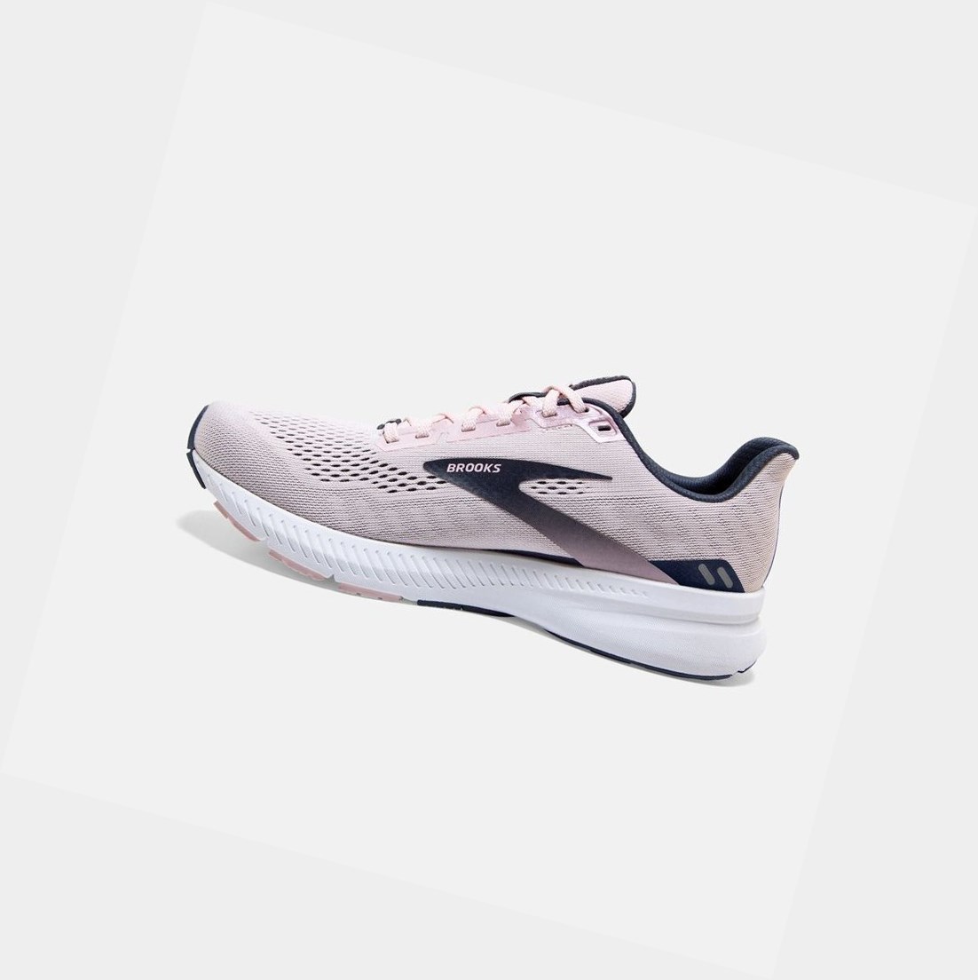 Chaussures Running Route Brooks Launch 8 Femme Primrose / Ombre / Metallic | PNHR35264
