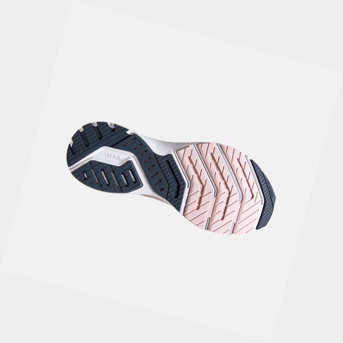 Chaussures Running Route Brooks Launch 8 Femme Primrose / Ombre / Metallic | PNHR35264