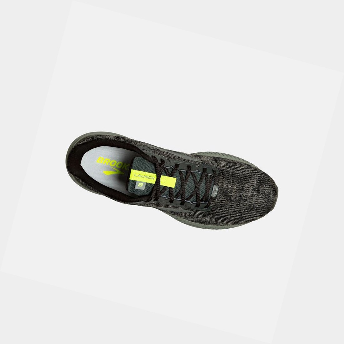 Chaussures Running Route Brooks Launch 8 Homme Noir | PXJW42705