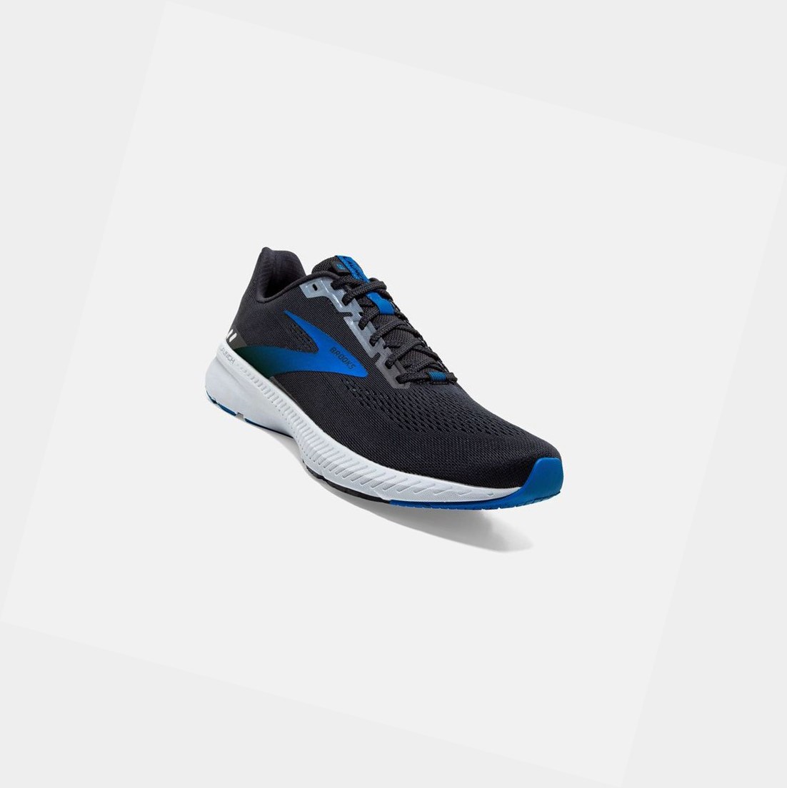Chaussures Running Route Brooks Launch 8 Homme Noir Grise Bleu | WUDV03586