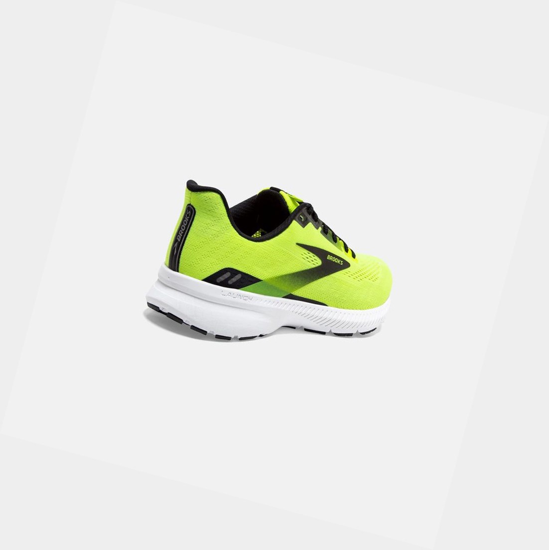 Chaussures Running Route Brooks Launch 8 Homme Noir Blanche | XZYJ27853