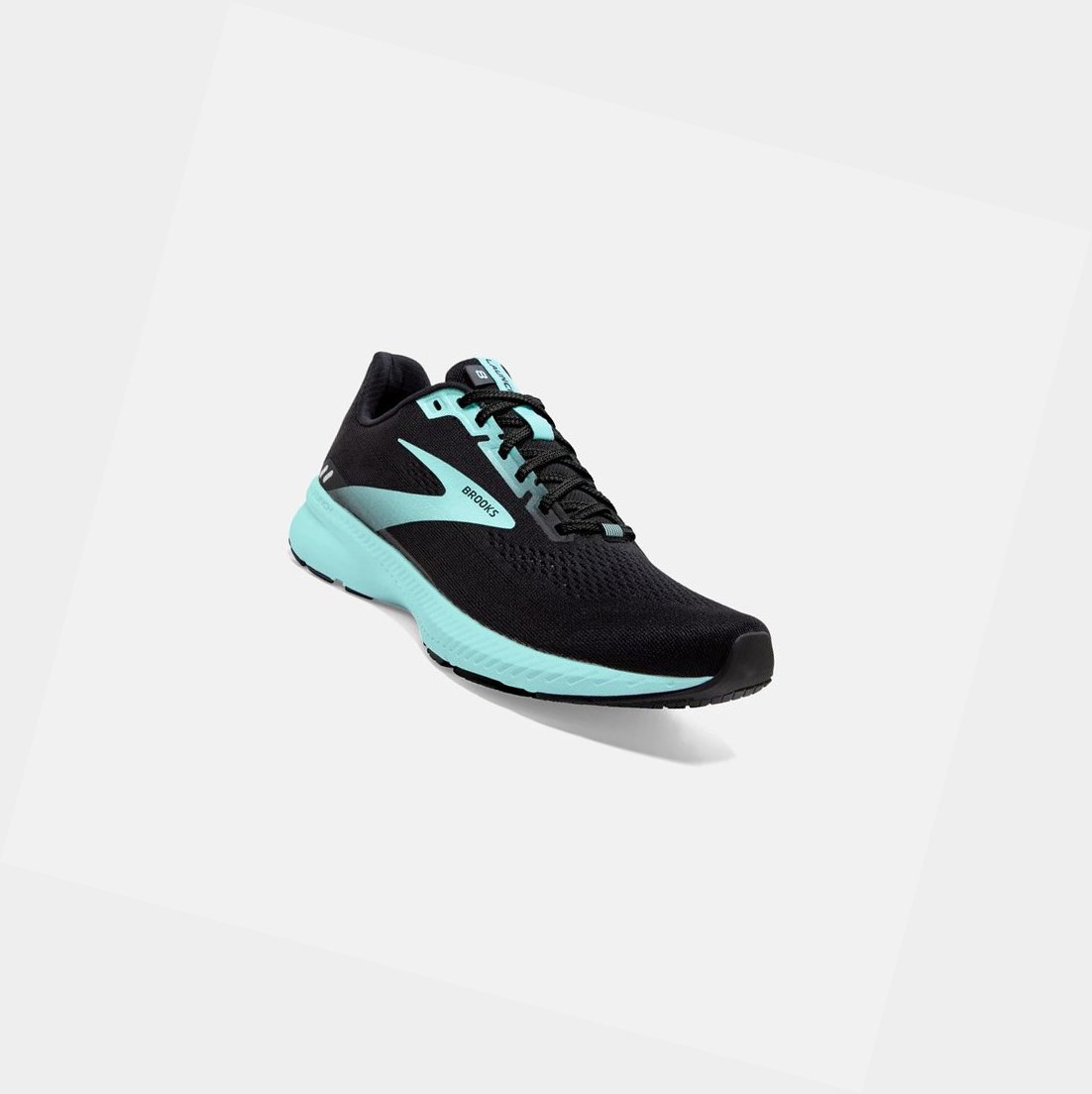 Chaussures Running Route Brooks Launch 8 Femme Noir Bleu | YFVO63278