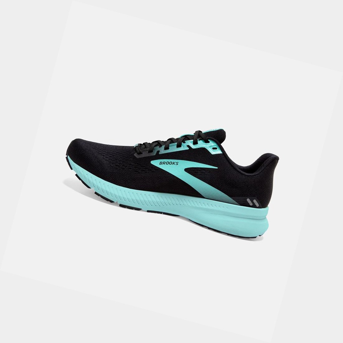 Chaussures Running Route Brooks Launch 8 Femme Noir Bleu | YFVO63278