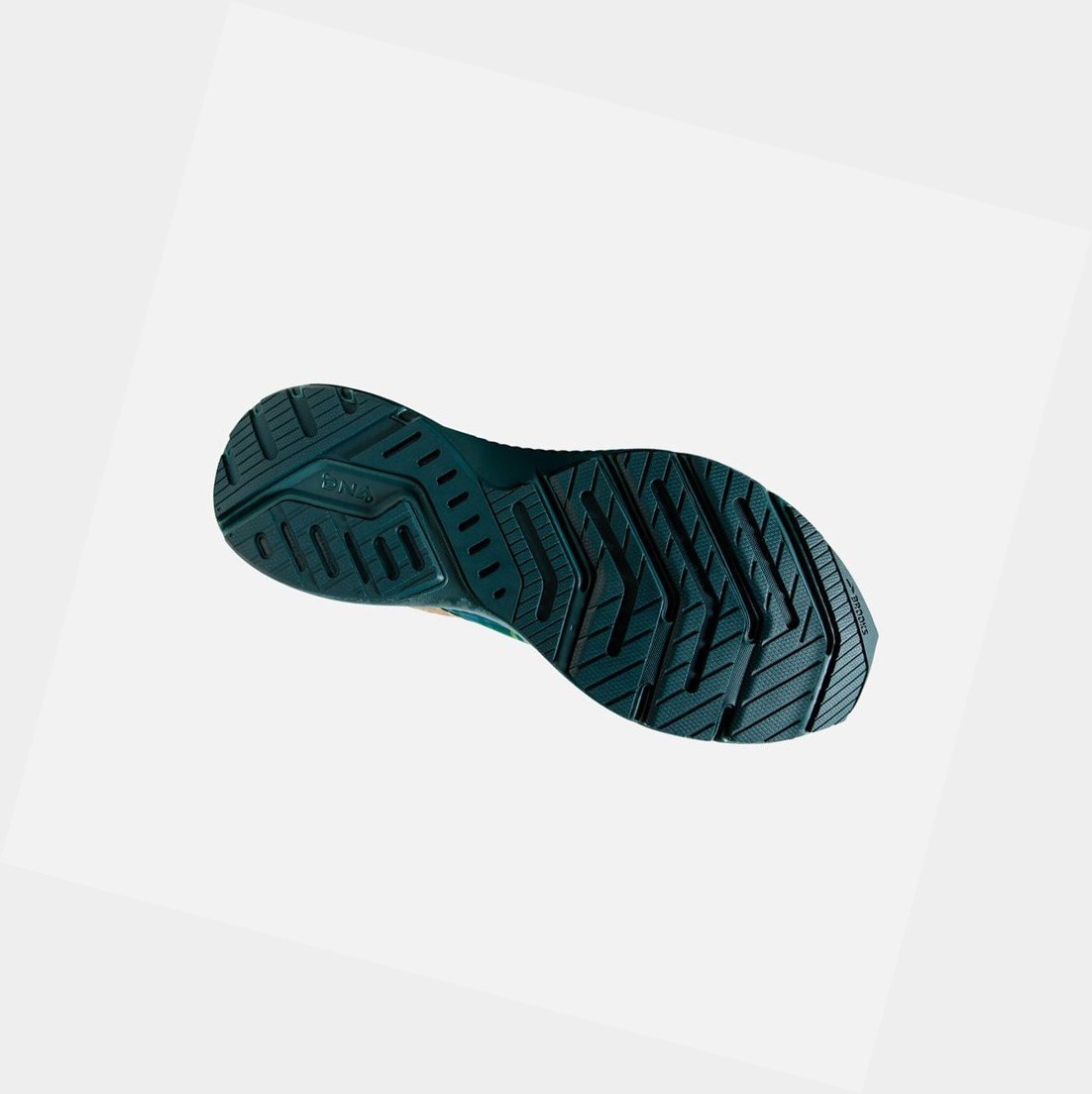 Chaussures Running Route Brooks Launch 8 Homme Vert Doré Noir | YMDB92573