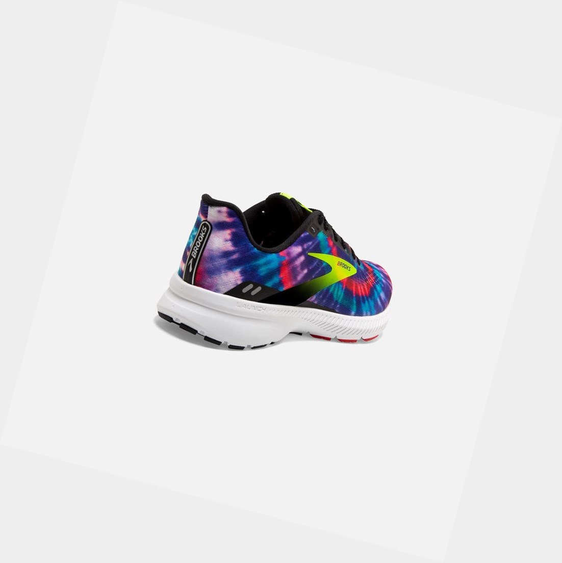 Chaussures Running Route Brooks Launch 8 Homme Noir Rouge | ZLIP12683