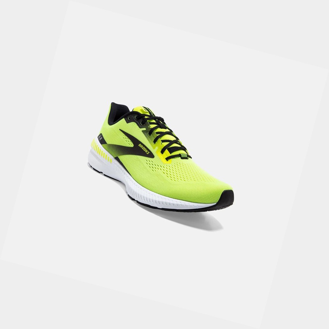 Chaussures Running Route Brooks Launch GTS 8 Homme Noir Blanche | AOIX37029