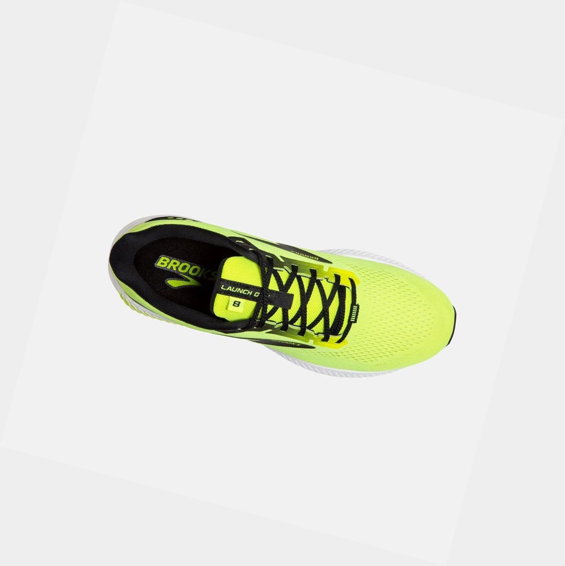 Chaussures Running Route Brooks Launch GTS 8 Homme Noir Blanche | AOIX37029