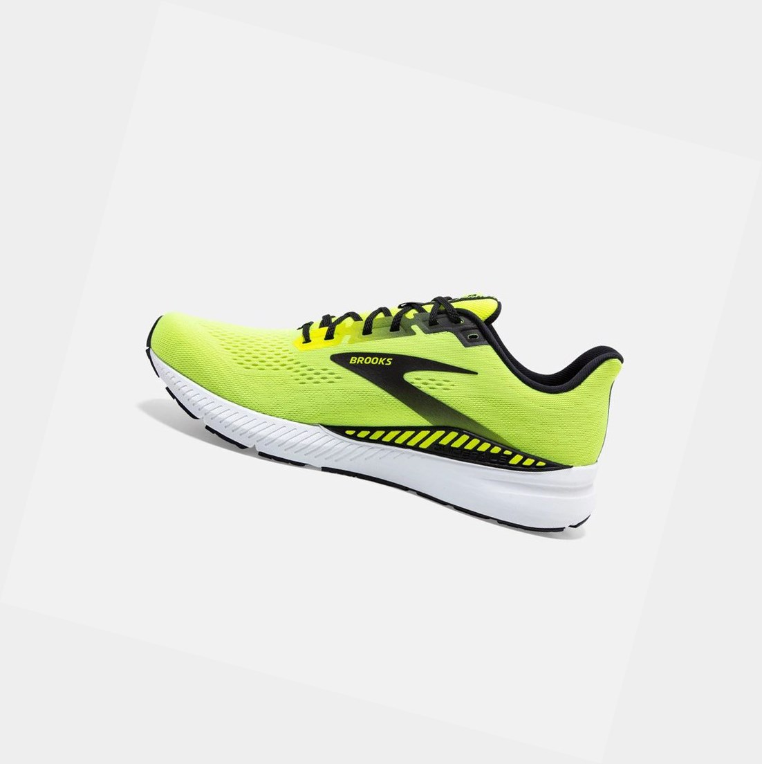 Chaussures Running Route Brooks Launch GTS 8 Homme Noir Blanche | AOIX37029
