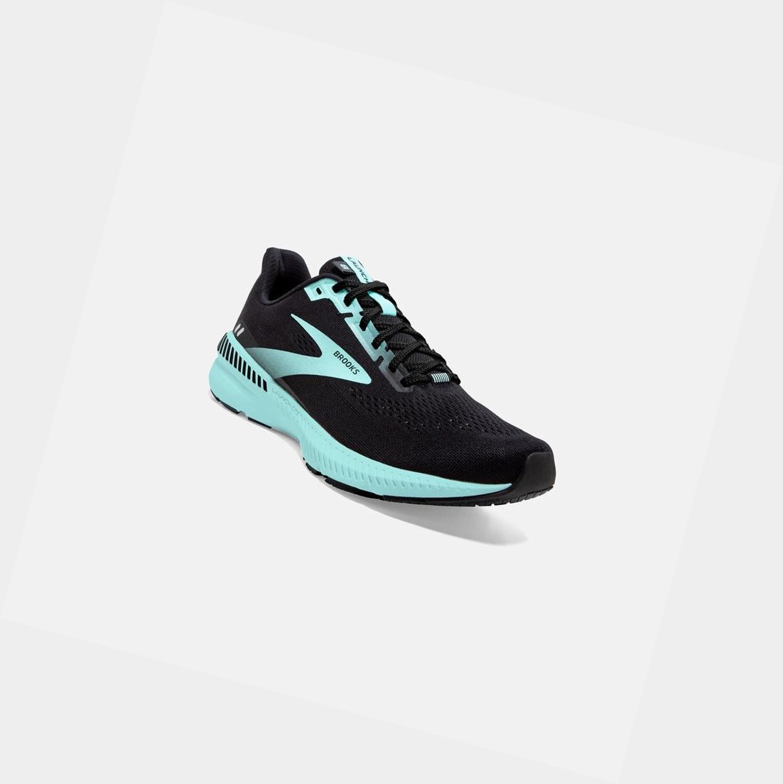 Chaussures Running Route Brooks Launch GTS 8 Femme Noir Bleu | HLSD49308