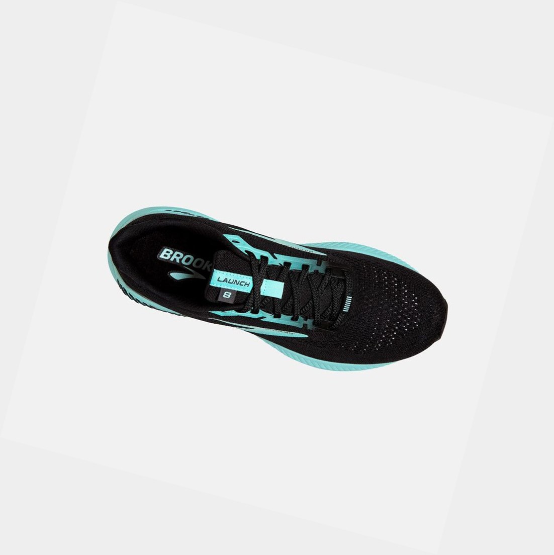 Chaussures Running Route Brooks Launch GTS 8 Femme Noir Bleu | HLSD49308
