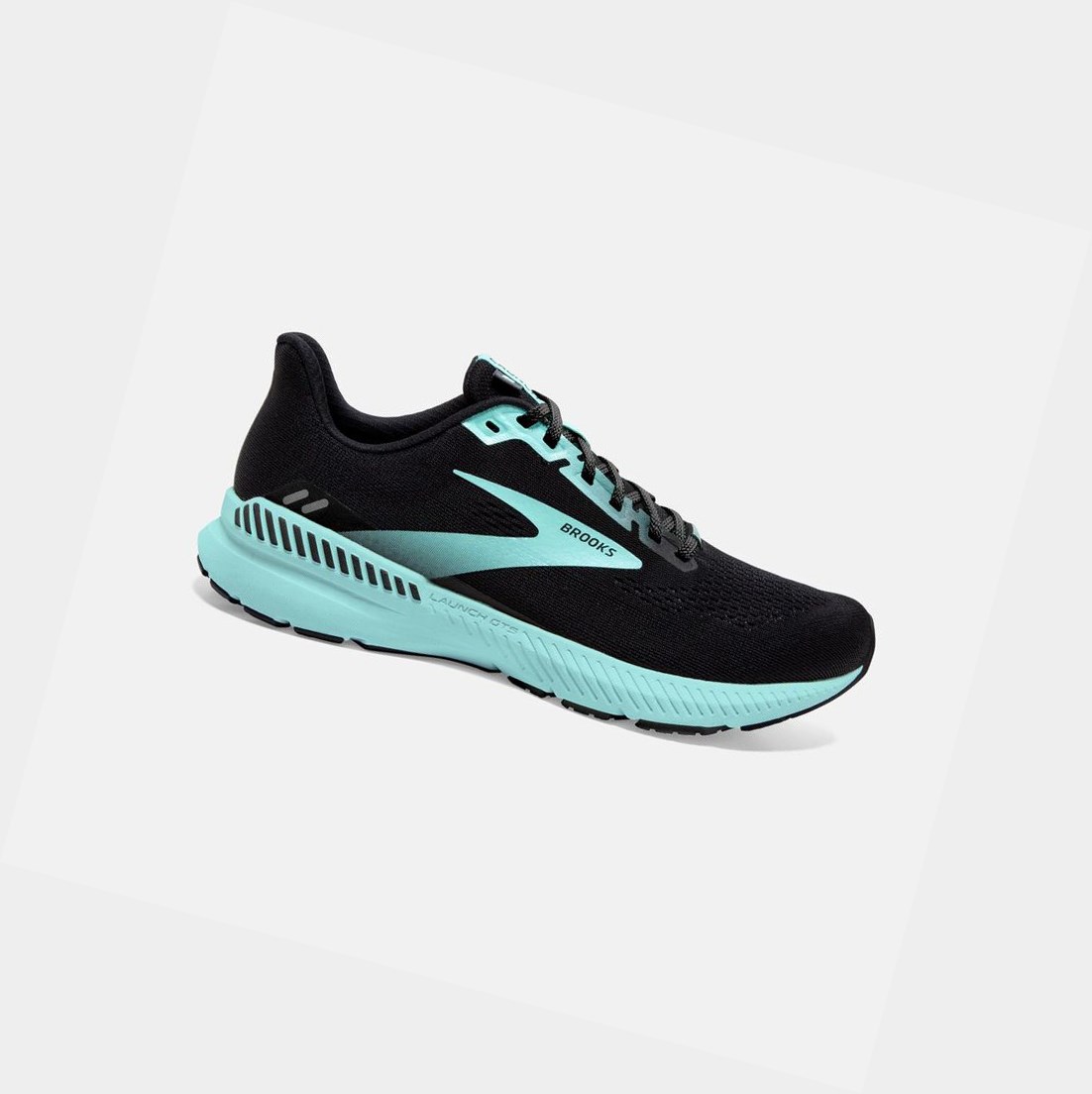 Chaussures Running Route Brooks Launch GTS 8 Femme Noir Bleu | HLSD49308