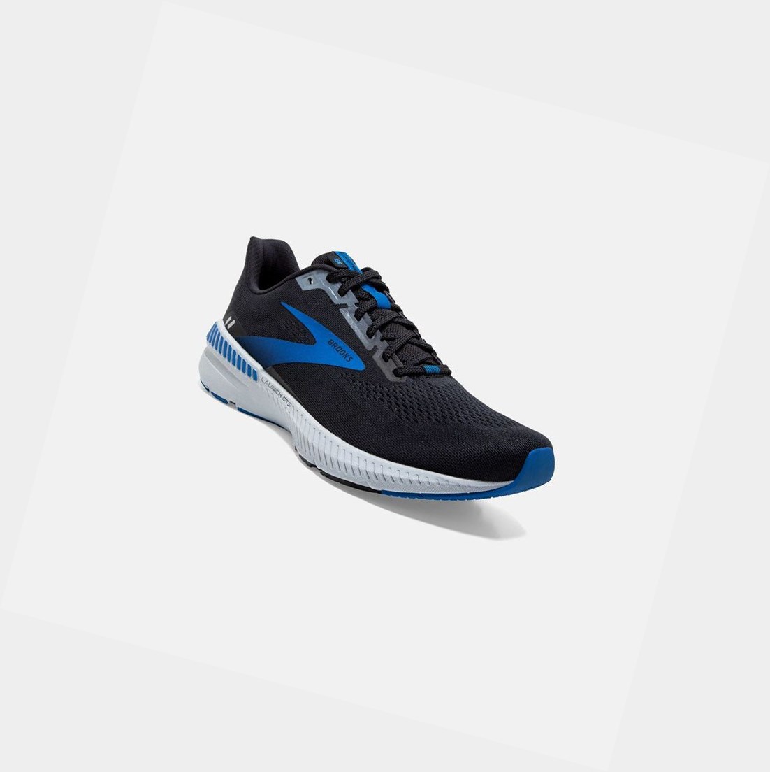 Chaussures Running Route Brooks Launch GTS 8 Homme Noir Grise Bleu | VLAQ62734