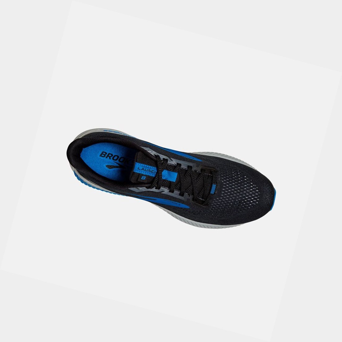 Chaussures Running Route Brooks Launch GTS 8 Homme Noir Grise Bleu | VLAQ62734