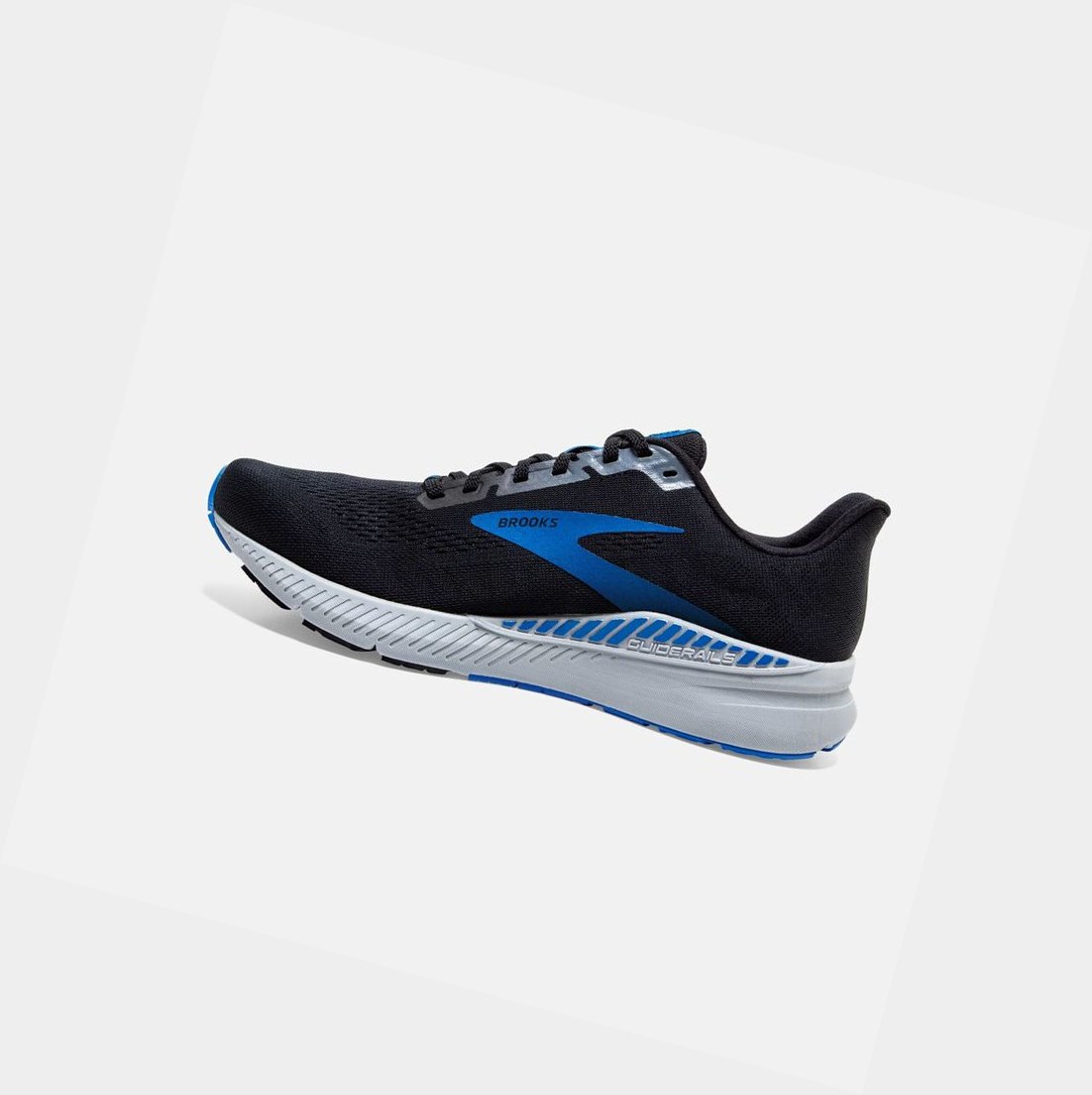 Chaussures Running Route Brooks Launch GTS 8 Homme Noir Grise Bleu | VLAQ62734