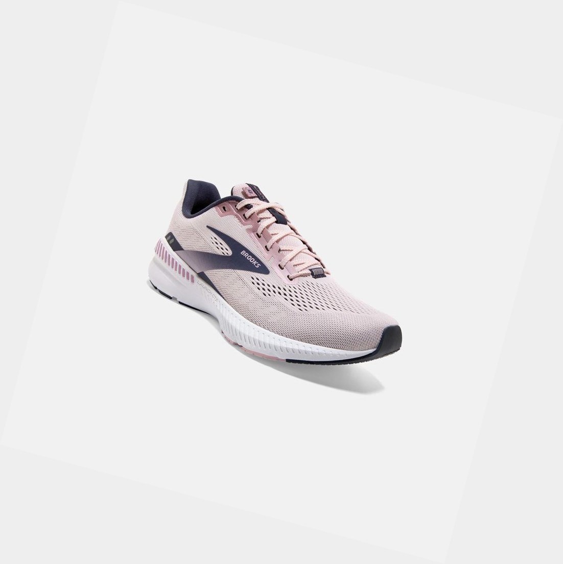 Chaussures Running Route Brooks Launch GTS 8 Femme Primrose / Ombre / Metallic | WQNU76152