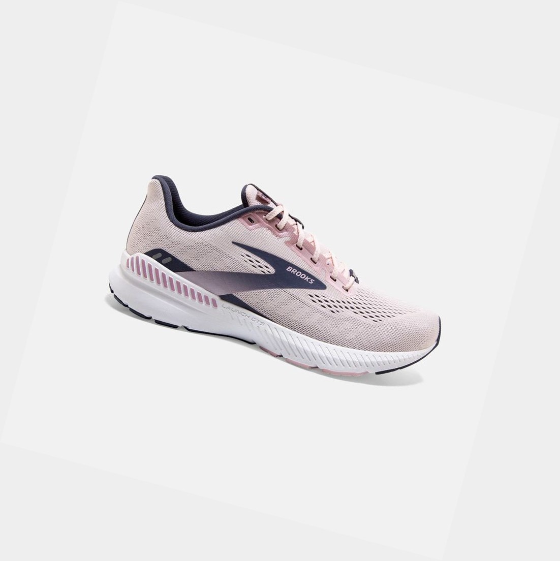 Chaussures Running Route Brooks Launch GTS 8 Femme Primrose / Ombre / Metallic | WQNU76152