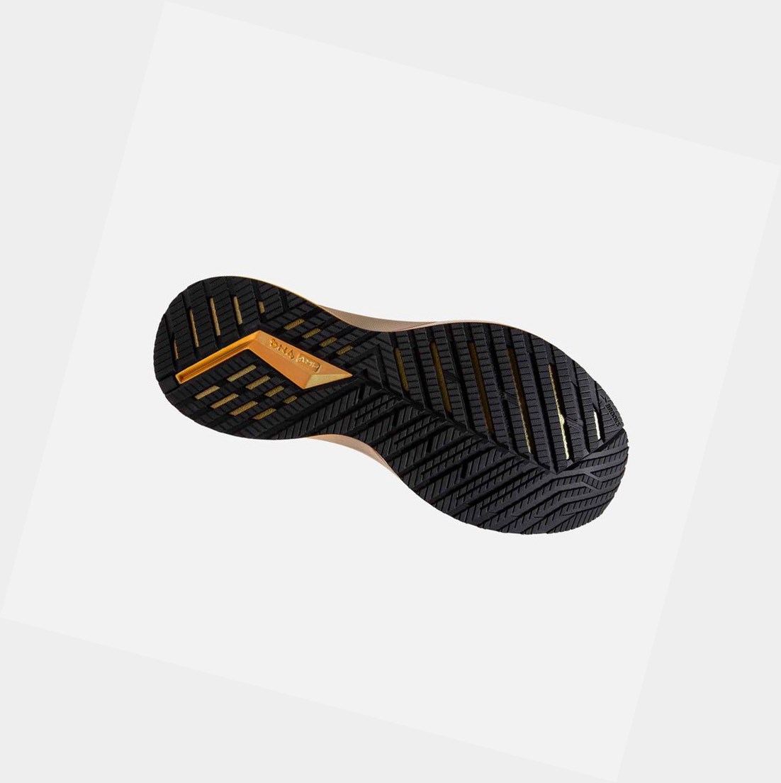 Chaussures Running Route Brooks Levitate 4 Femme Blanche Doré | AVTQ71850
