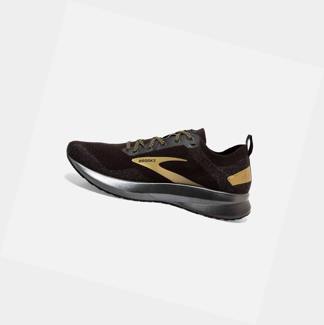 Chaussures Running Route Brooks Levitate 4 Homme Noir Doré | BACR06215