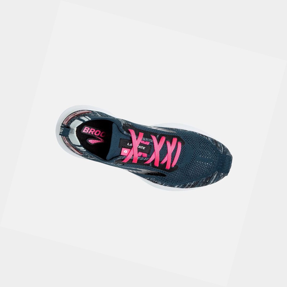 Chaussures Running Route Brooks Levitate 4 Femme Bleu Marine Noir Rose | CRIL02835