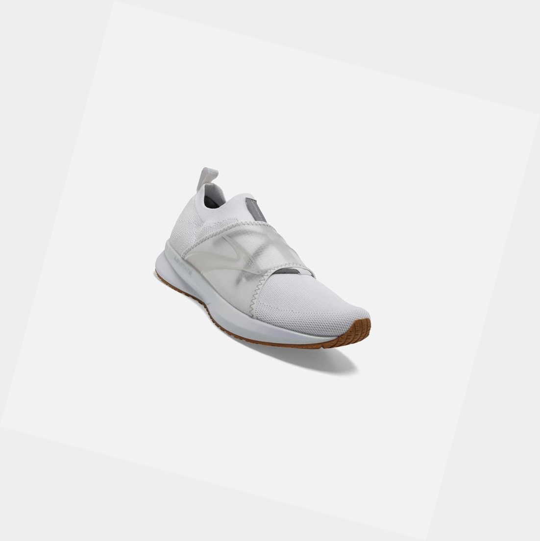 Chaussures Running Route Brooks Levitate 4 LE Femme Blanche Argent | FPYV51476